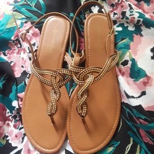Twisted Strap Sandals